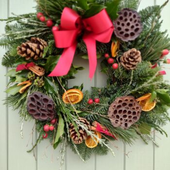Christmas door wreath
